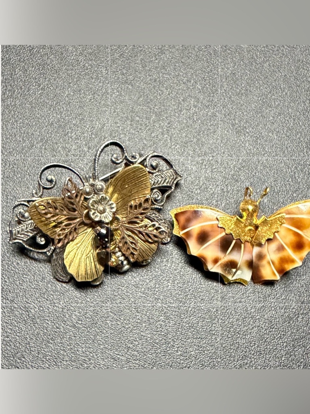 Beautiful Vintage Butterfly Brooches